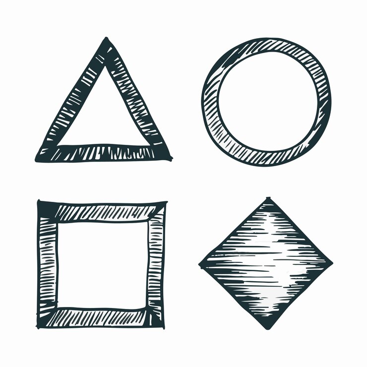 Vector conjunto de formas de flechas dibujadas a mano ilustración vectorial