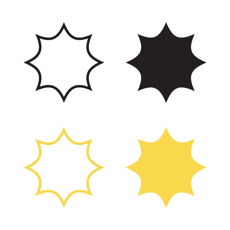 Vector conjunto de formas geométricas abstractas vectoriales