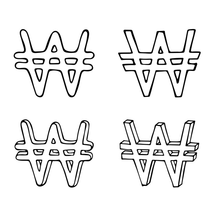 Vector conjunto de ganados dibujados a mano dibujo de pincel elemento único para el diseño
