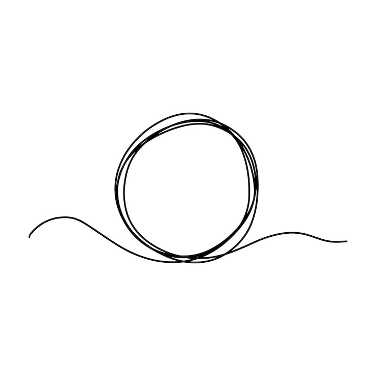 Vector conjunto de garabatos vectoriales elipses enredos líneas círculos coloque su texto aquí burbuja emergente de texto marcos de burbujas de discurso en blanco con espacio de copia nubes vacías dibujadas a mano con lugar para texto