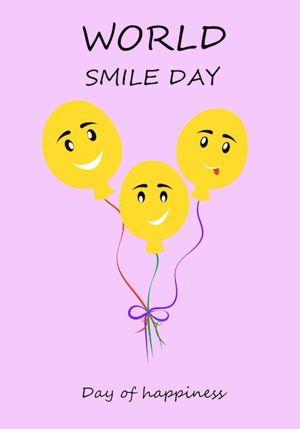 Conjunto de globos Smiley para el Día de los Inocentes