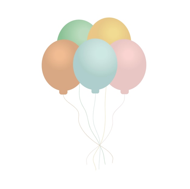 Vector conjunto de globos