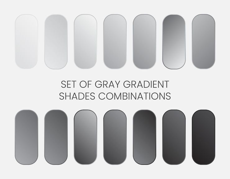 Vector conjunto de gradiente multicolor