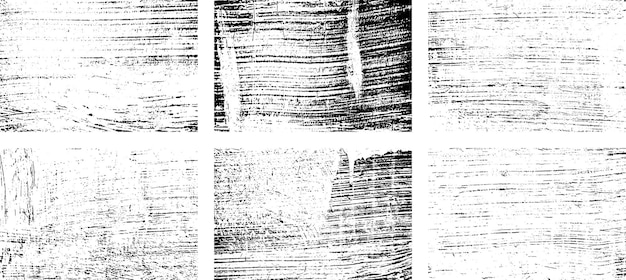 Conjunto de grunge blanco y negro textura de superposición de angustia superficie polvo y pared sucia áspera