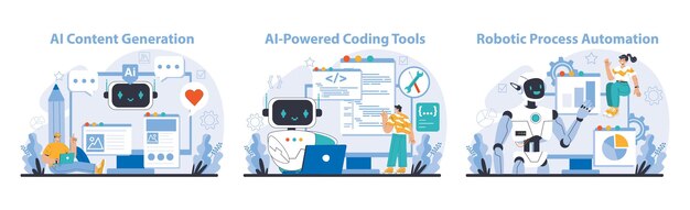 El conjunto de herramientas AI permite la creación de contenido, facilita las tareas de codificación y automatiza los procesos empresariales