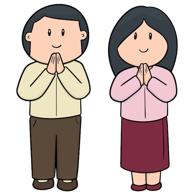 conjunto de hombre y mujer