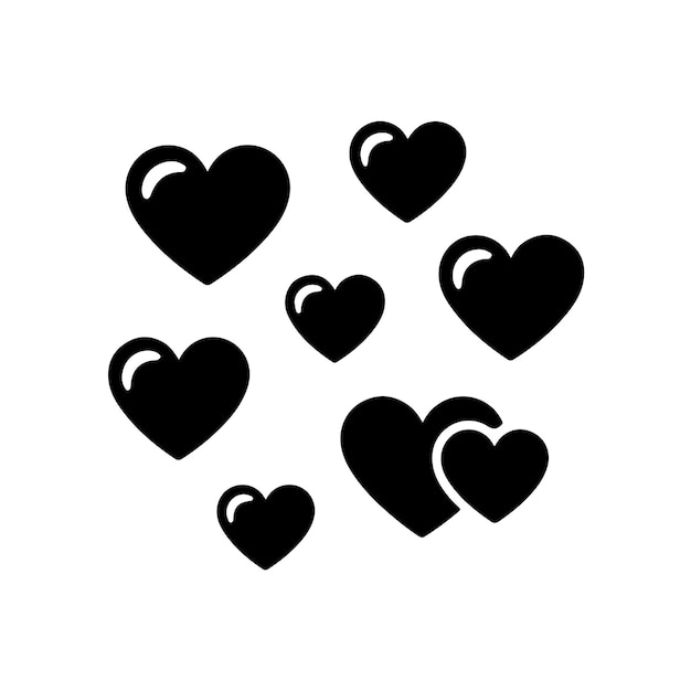 Conjunto de iconos de amor