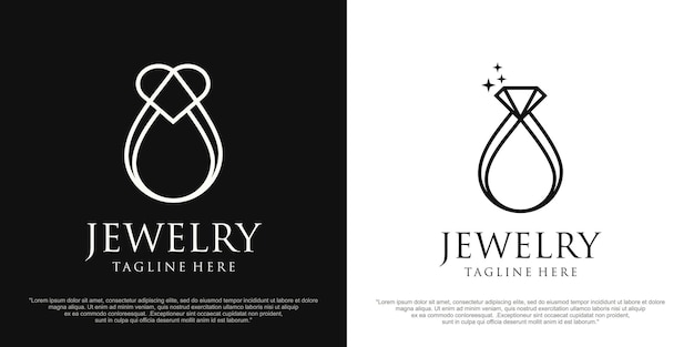 El conjunto de iconos de anillo Diseño de logotipo