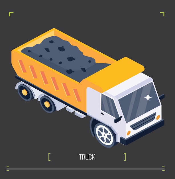Conjunto de iconos de automóviles de transporte urbano isométricos 3D planos de alta calidad