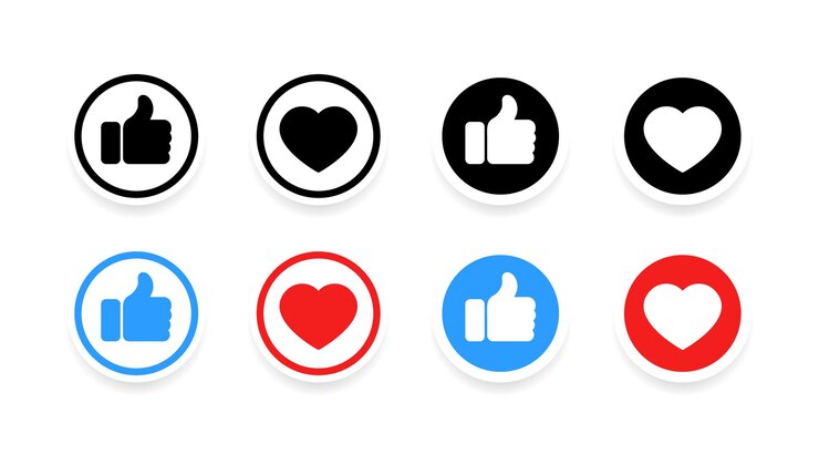 Conjunto de iconos de botones de redes sociales Iconos similares Iconos de silueta y estilo plano Iconos vectoriales