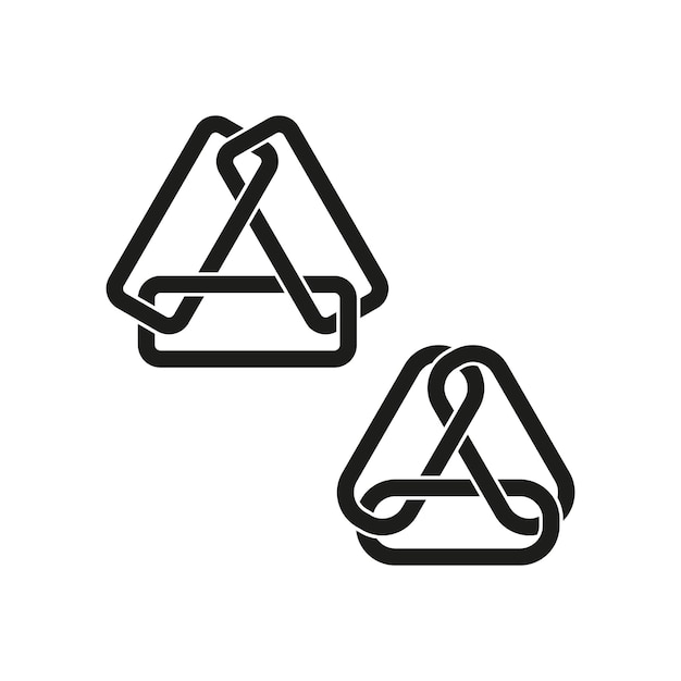 Conjunto de iconos de clips de papel Símbolos de papelería de oficina Ilustración vectorial EPS 10
