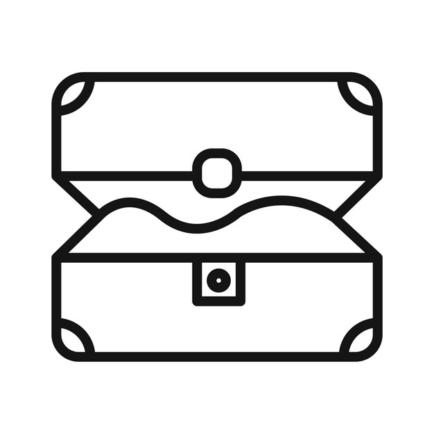 Conjunto de iconos de cofres del tesoro Ilustraciones de tesoros piratas para la aventura y la fantasía
