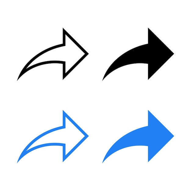 Conjunto de íconos de compartición vectorial Conjun to de símbolos de compartición