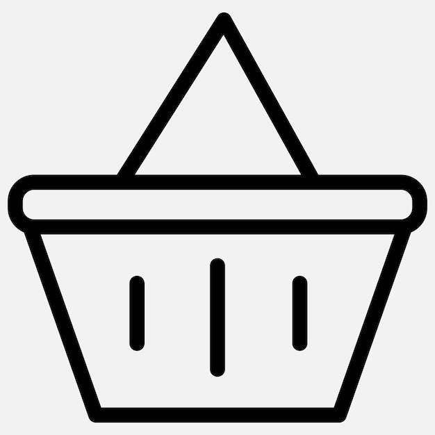 Conjunto de iconos de compras Colección de iconas de comercio electrónico Compra en línea Iconos de línea delgada Iconos en la tienda Iconos vectoriales
