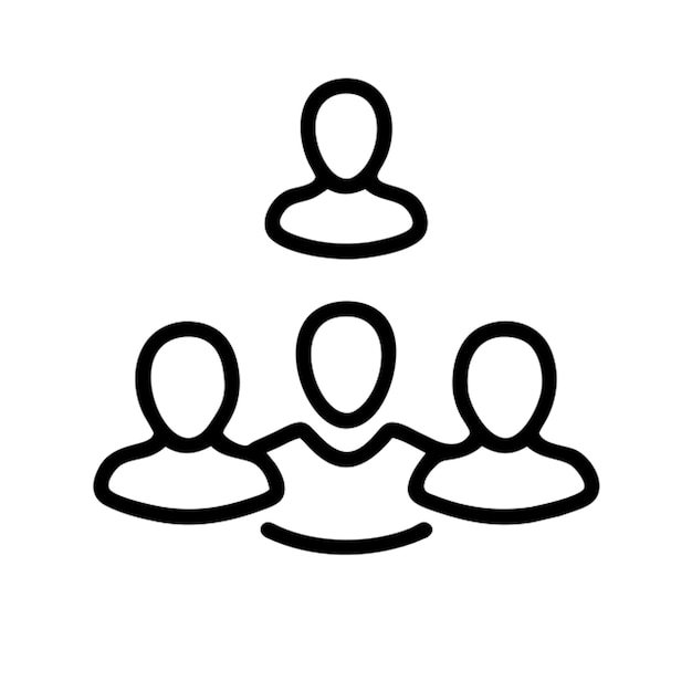 conjunto de iconos comunitarios que contienen personas amistad diversidad social relaciones de la aldea