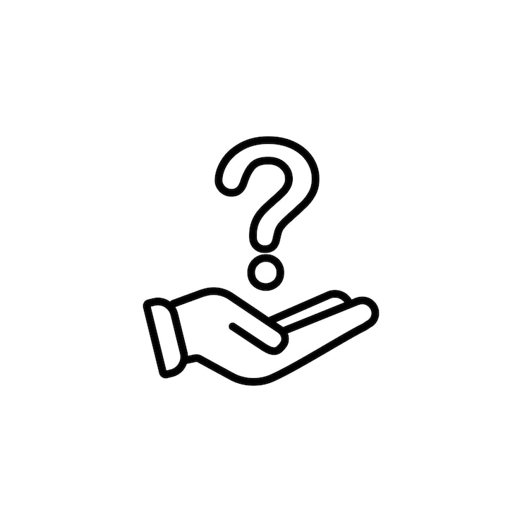 Vector conjunto de iconos de curiosidad símbolo vectorial de duda de pregunta curiosa en estilo negro lleno y delineado por qué y quién signo de pregunta