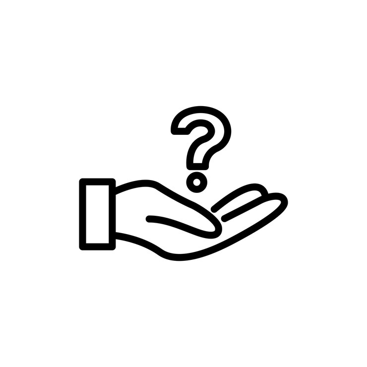 Vector conjunto de iconos de curiosidad símbolo vectorial de duda de pregunta curiosa en estilo negro lleno y delineado por qué y quién signo de pregunta