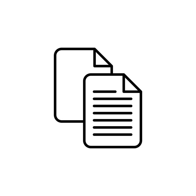 Conjunto de iconos de datos de referencia Libros de aprendizaje Knwoledge en un estilo lleno y delineado en negro Sello de libro de estudio plano