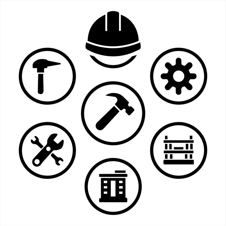 conjunto de iconos de día de trabajo vectorial