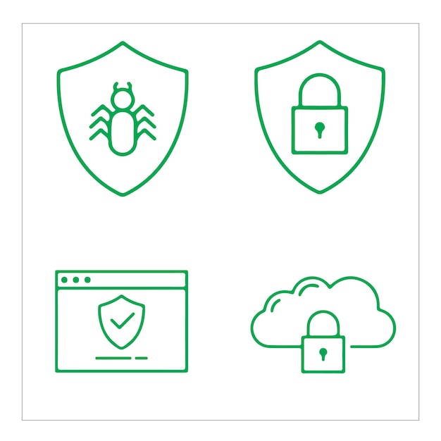 Conjunto de iconos para diseñador gráfico Ilustración vectorial