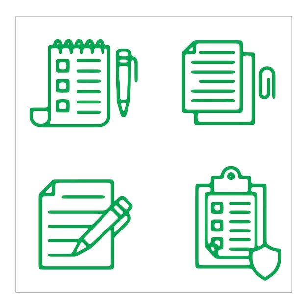 Conjunto de iconos para diseñador gráfico Ilustración vectorial