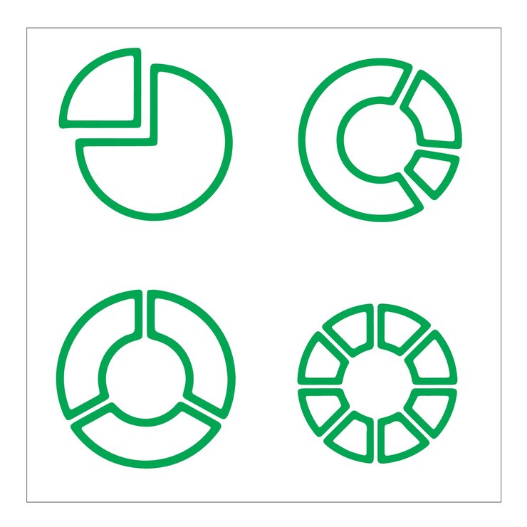 Vector conjunto de iconos para diseñador gráfico ilustración vectorial
