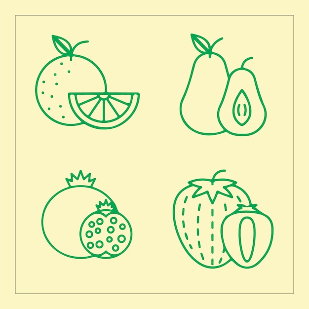 Conjunto de iconos para diseñador gráfico Ilustración vectorial