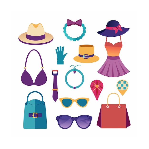 Conjunto de iconos de diseño de múltiples conceptos