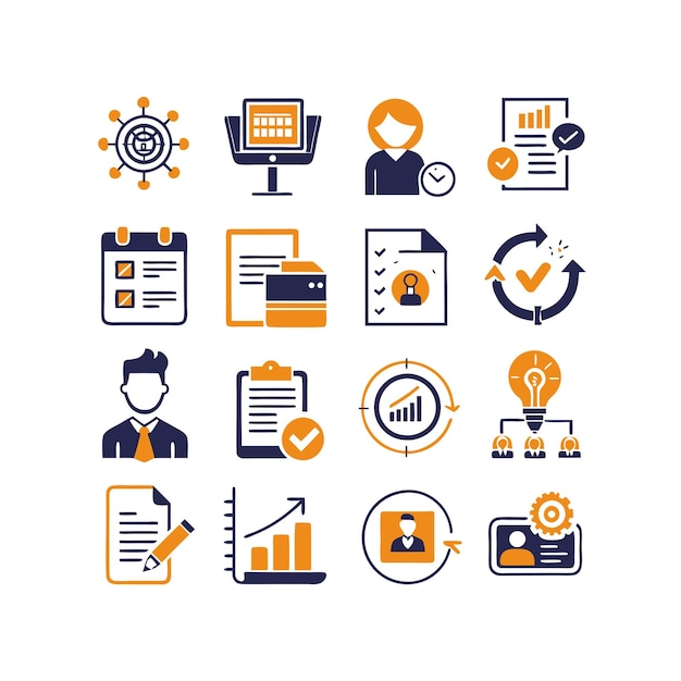 Conjunto de iconos de documentos