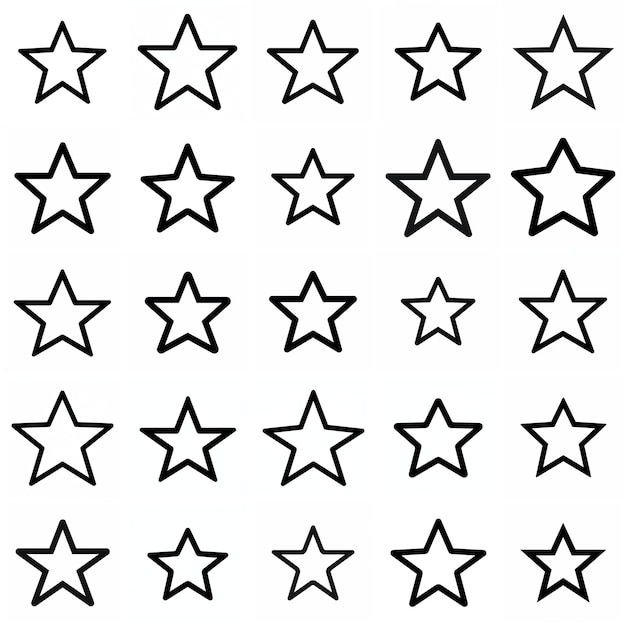 Conjunto de iconos de estrellas versátil para calificaciones y reseñas
