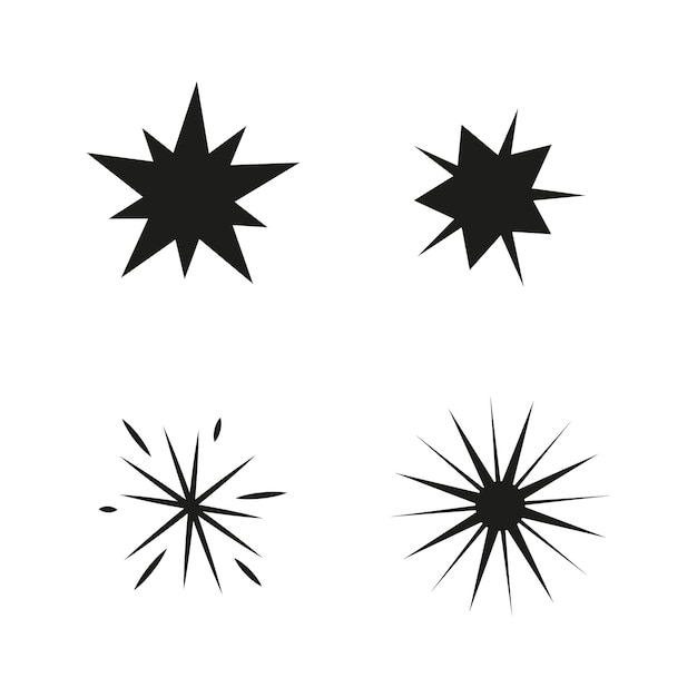 Conjunto de iconos de estrellas