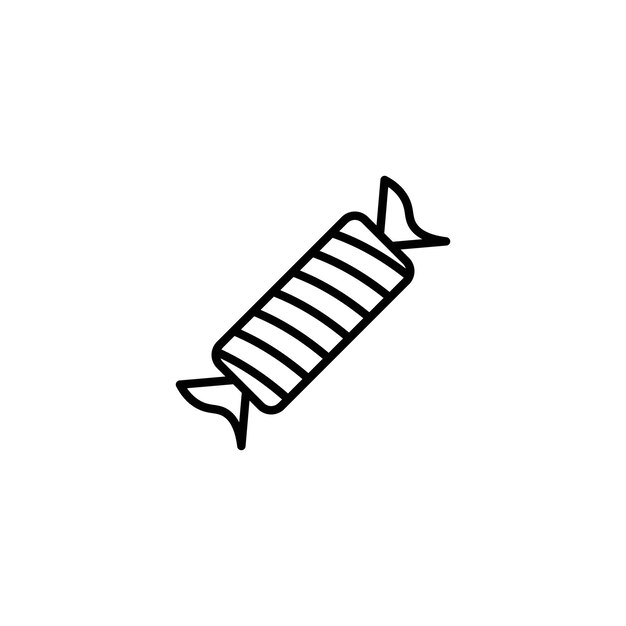Conjunto de iconos de galletas de Navidad Bon Diseño de símbolo vectorial de galletas en un estilo negro lleno y delineado Signo simple de pooper de año nuevo