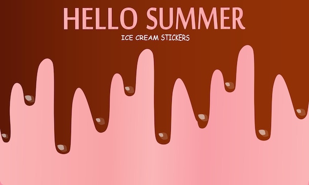 Conjunto de iconos de helado Diseño de dibujos animados realista Conjunto de iconos de helado sobre un fondo blanco Vector il