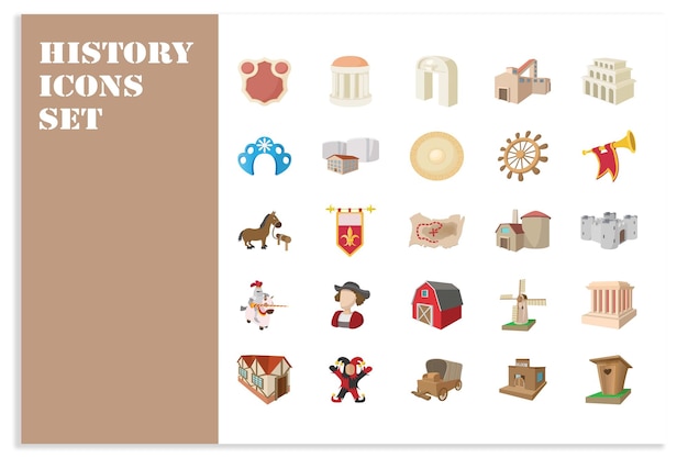 El conjunto de iconos de la historia