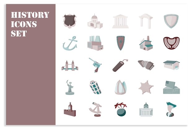 El conjunto de iconos de la historia