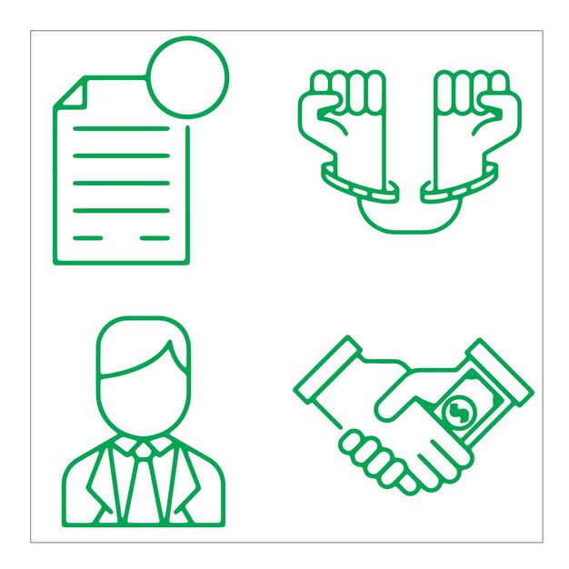 Conjunto de iconos para la ilustración vectorial del diseñador gráfico