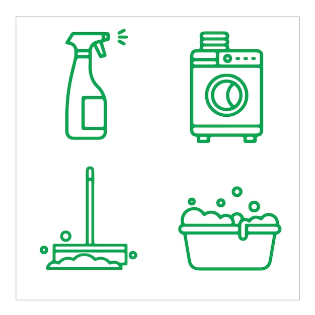 Conjunto de iconos para la ilustración vectorial del diseñador gráfico