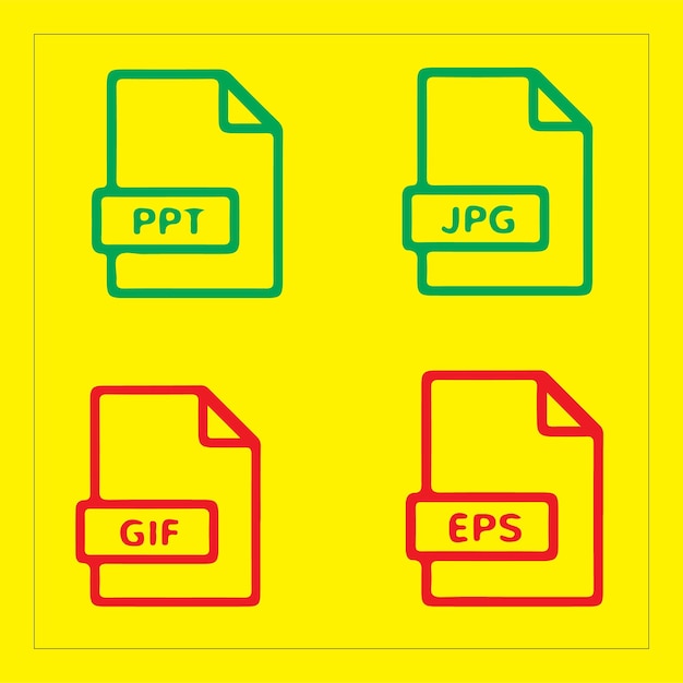 Conjunto de iconos para la ilustración vectorial del diseñador gráfico