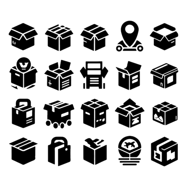 conjunto de iconos de inicio