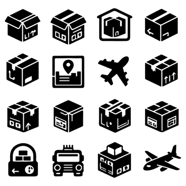 conjunto de iconos de inicio