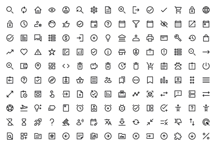 Vector conjunto de iconos de interfaz de usuario