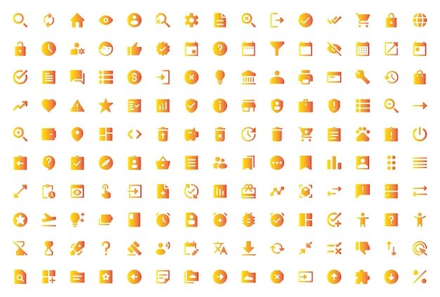 conjunto de iconos de interfaz de usuario