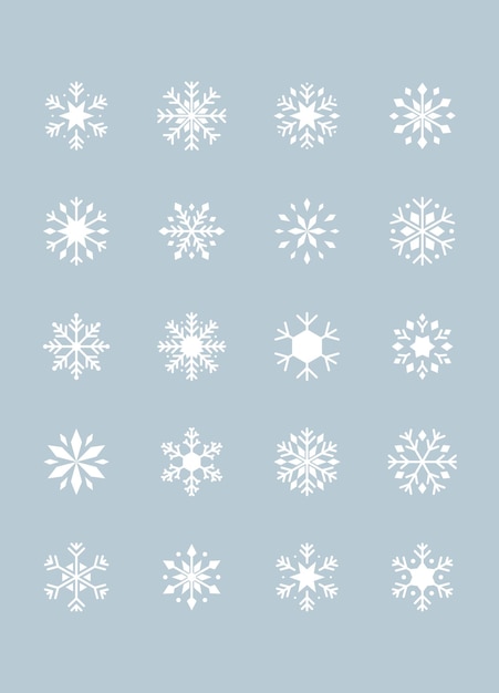 conjunto de iconos de invierno paisaje de invierno nevada clima frío