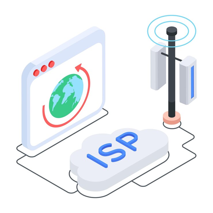 Vector conjunto de íconos isométricos de iot
