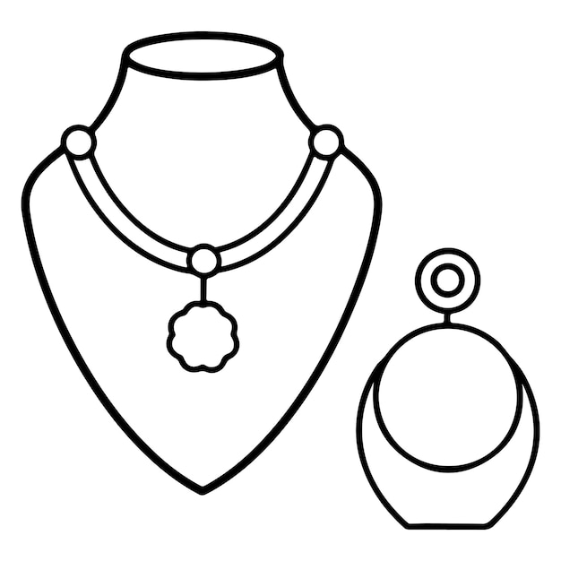conjunto de iconos de joyas