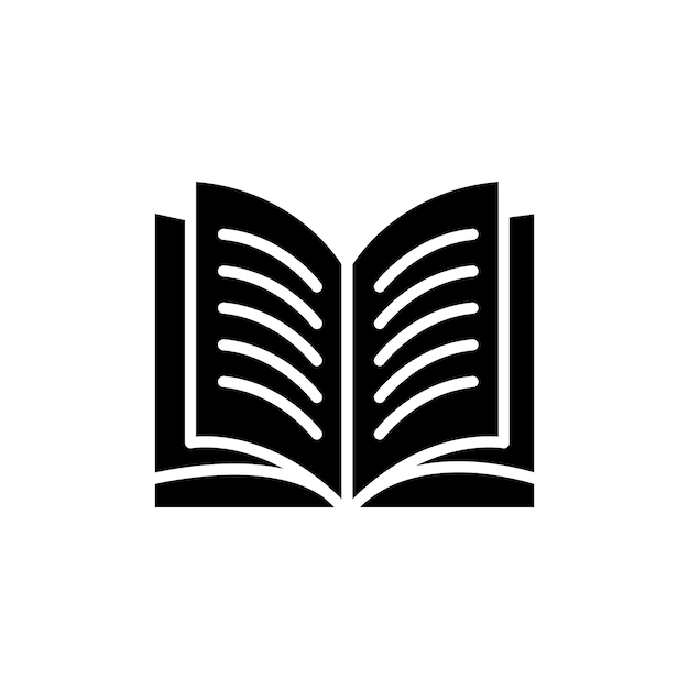 Conjunto de íconos de libros publicación de cuadernos vector símbolo de diario pictograma