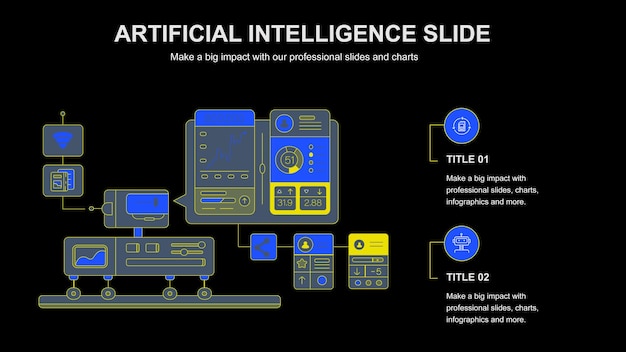 Conjunto de iconos de línea delgada de tecnología Innovación robot biométrica ai industria de la tecnología digital