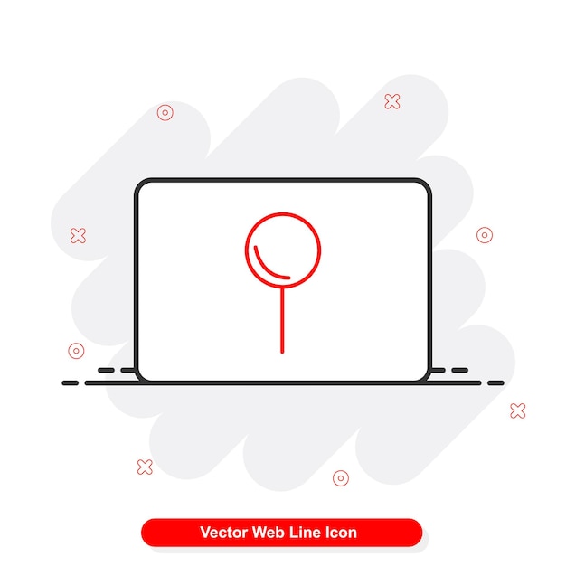conjunto de iconos de línea vectorial