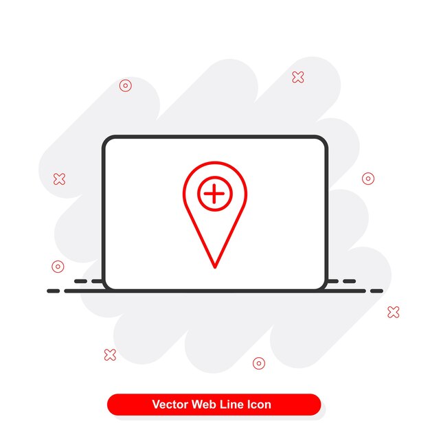 conjunto de iconos de línea vectorial