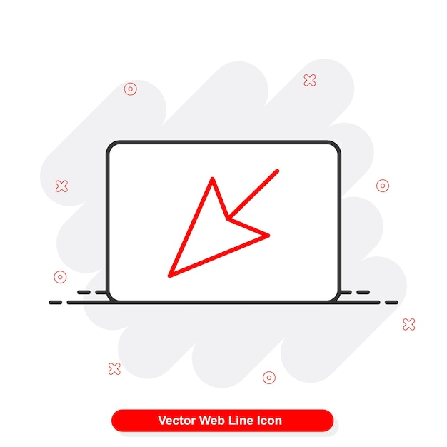 conjunto de iconos de línea web vectorial